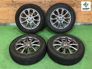 weds AXEL　14×4.5J　ホイール ＆ スタッドレスタイヤ　DUNLOP　165/65R14　4本セット ～ ソリオ・デリカD2 他 ～ 【個人宅配送不可】