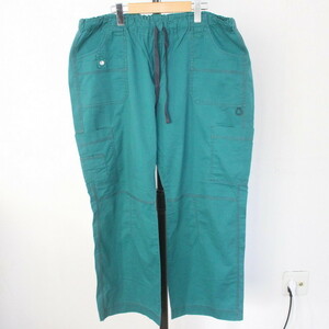 J380 90sビンテージ Dickies イージーパンツ■1990年代製 表記XLサイズ カーゴパンツ グリーン ディッキーズ ワーク アメカジ 古着 古着卸