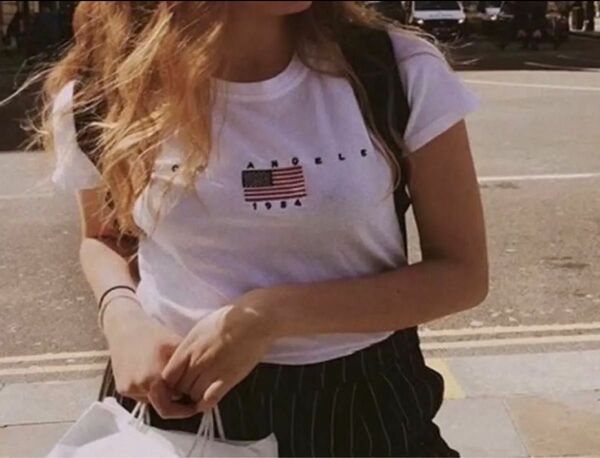 Brandy Melville ブランディーメルビル Tシャツ 半袖　トップス Tシャツ 半袖Tシャツ Tee