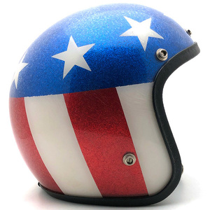 送料無料 CAPTAIN AMERICA 58cm/キャプテンアメリカビンテージヘルメット星条旗柄国旗柄アメリカンバイクハーレーチョッパーusaバイク70s