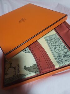 【未使用品】HERMES スカーフ カレ 90 HEMISPHARIUM COELI BOREALE