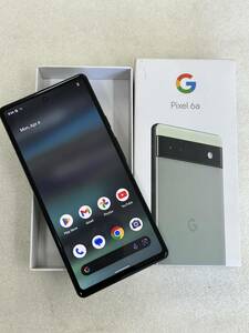 ★ SIMフリー AU Google Pixel 6a 128GB Sage 本体のみ ※ 良品 ★