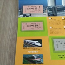 ★ミレニアムチケット2000　JR東海のおめでたい駅名のきっぷを5枚セット2000円分 記念乗車券 JR西日本 切符 2000年1月1日各駅発行 _画像3