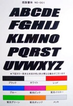 本革　エンブレム既成書体　NO　001 2文字セット_画像3