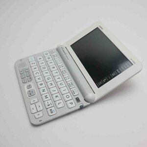 新品同様 XD-Y4800 エクスワード ホワイト 電子辞書 CASIO あすつく 土日祝発送OK