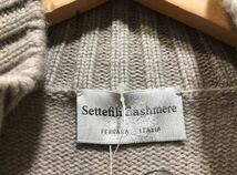 セッテフィーリ カシミア Settefili Cashmere ハイネック カーディガン カシミヤ 100% タグ付 サイズ 46 ZANONE キョート ラルフローレン _画像6