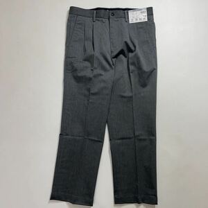 49 未使用 SEVEN&i セブンアンドアイ MENS CHINOS ツータック チノパンツ ストレッチ 防シワ 洗える シャツストッパー コットン 31020O