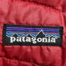 184 patagonia パタゴニア ジップアップ ダウンベスト アウトドア トレッキング 登山 キャンプ 軽量 レッド 赤 レディース 31018P_画像5