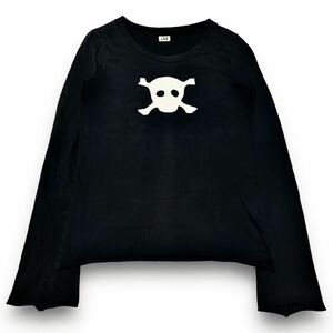 00’s L.G.B. Archive BE ALIEN Skull Long Sleeve Top ルグランブルー アーカイブ ロンT 長袖 ifsixwasnine kmrii 14th addiction 90s