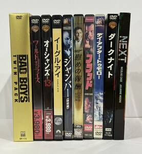 ★洋画DVD11巻セット BAD BOYS/NEXT/デイ・アフター・トゥモロー/ダークナイト/フラッド/ジャンパー/イーグル・アイ/他　中古品