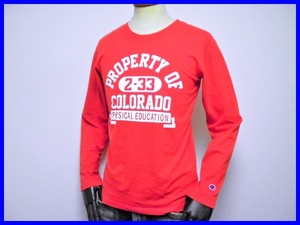  prompt decision! superior article Champion Champion long sleeve college T-shirt men's M