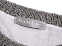 ダーマコレクション DAMA collection 素敵 シャツドッキング ニット プルオーバー M_画像4