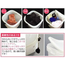 保存容器 高密閉バケツ 釣り フィッシング 木炭 レジャー キッチン 湿気を防ぐ 取っ手付き 角型 コマセバケツ角5_画像2