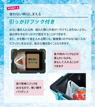 クーラーボックス 小型 保冷力 保冷 保温 釣り おしゃれ 部活 買い物 お弁当 車内 7L 保冷バッグ コンパクト キャンプ用品 アクアブルー7A_画像8