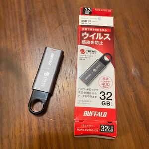 BUFFALO バッファロー BUFFALO ウィルスチェック機能付き USB3.1(Gen1)メモリ　32GB 未使用