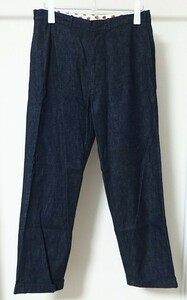 WAREHOUSE ウエアハウス Lot 1222 FLIP TOP STYLE PIQUE PANTS インディゴ デニム W33