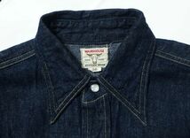 WAREHOUSE ウエアハウス 15th ANNIVERSARY 3001 DENIM WESTERN SHIRTS デニム ウエスタン シャツ 36 15周年記念モデル_画像3