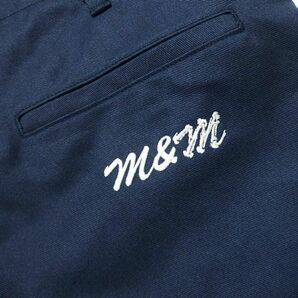 MASSES マシス x M&M WORK PANTS ワーク パンツ M 紺の画像6