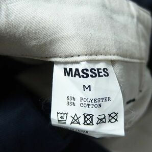 MASSES マシス x M&M WORK PANTS ワーク パンツ M 紺の画像4