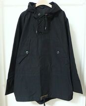 22AW Nigel Cabourn ナイジェルケーボン LYBRO W-52 U.S.SMOCK COTTON NYLON スモック アノラック パーカー 46 黒_画像1