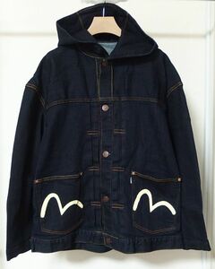 EVISU エヴィス LOT.1551H COLLIN HOODED JACKET フーデッド デニム ジャケット 42