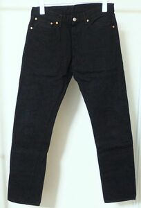 TCB jeans Slim 50's Black/Black ブラック デニム W32