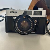 CANON キャノン QL Canonet QL19 SE 45mm 1:1.9 フィルムカメラ 一眼レフカメラ ケース付 カメラ_画像3