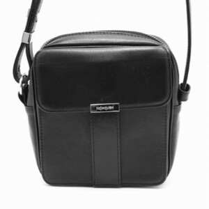 1円 サンローラン ◆美品◆ SAINT LAURENT カメラバッグ ショルダーバッグ クロスボディ ヴィンテージ レザー キャンバス ブラック ロゴ