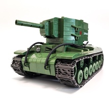 ESシリーズ ソビエト KV-2 LEGO互換 ブロック戦車 1180PCS プレゼント パンツァーブロックス_画像9