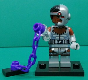 レゴ　ミニフィグ　サイボーグ　LEGO　Cyborg　DC Super Heroes