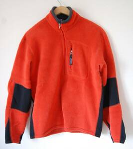 231018_310-154＞PATAGONIA 　パタゴニア　R2　HALFZIP プルオーバー　フリース　赤　＞　