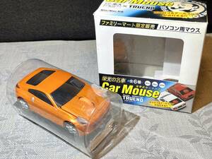 【未使用】栄光の名車 Car Mouse サントリー コーヒー ボス x NISSAN フェアレディZ (Z33) 橙 光学式カーマウス ファミリーマート限定販売