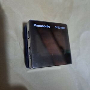 故障品　部品取り　Panasonic　パナソニック　D-snap SV-SD100V ブルー　SD AUDIO PLAYER 