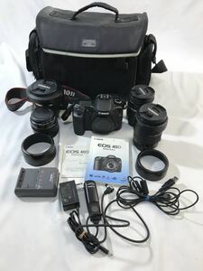 1000円〜■★通電確認のみ★Canon EOS 40D デジタル一眼レフカメラ TAMRON 28-75mm 10-24mm 17-50mm まとめ★okoy2251162★t7946