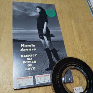 8cmCD【ＲＥＳＰＥＣＴ ｔｈｅ ＰＯＷＥＲ ＯＦ ＬＯＶＥ／安室奈美恵】1999年　送料無料　返金保証