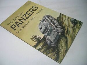 YH25 洋書 THE GERMAN PANZERS from MarkI to MarkV Panther