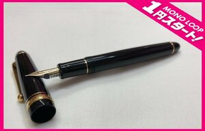 【5MOプ10039F】1円スタート★パイロット★PILOT★万年筆★14K★585★カスタム★CUSTOM742★10★FA★ブラック★インクなし★筆記未確認