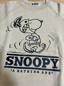 BAPE × PEANUTS SNOOPY スウェット★エイプ ape ピーナッツ スヌーピー