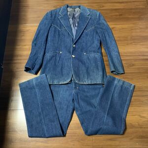 Levi's リーバイス Panatera パナテラ ビンテージデニムジャケット パンツ1970年代　セットアップ