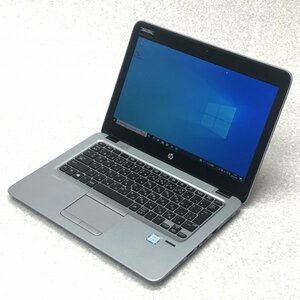 お宝アキバ/ジャンク動作品 AC付き EliteBook 820 G3 12.5型 Core i3-6100U Win10 SSD256 メ8G 充電96％5h 梱80 大1337