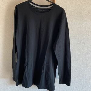 メンズ　長袖　Tシャツ SIMPLE & COMFORT 3Lサイズ 黒　TOPVALU