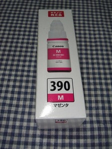 ★送料350円！未使用、期限内2024.08、キャノン純正インク、GI-390 M、適合機種G1310&G3310、マゼンタ1個★