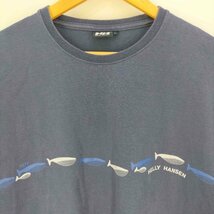 HELLY HANSEN(ヘリーハンセン) ホエールプリント クルーネックカットソー メンズ import 中古 古着 0613_画像3