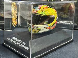 MINICHAMPS PMA ミニチャンプス 397070096 1/8 AGV Helmet Valentino Rossi バレンティーノ・ロッシ MOTO GP PHILIP ISLAND 2007