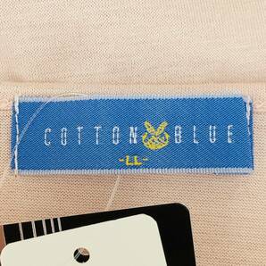 k1222 新品 COTTON BLUE トップス 七分袖 綿100％ 日本製 丸首 ビジュー 薄手 夏 LL ピンク レディース 上品 エレガントガーリーチック の画像9
