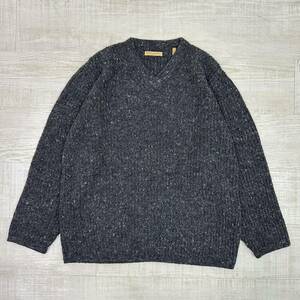 90s ~ 00s Vintage DONNAKARAN ヴィンテージ ダナキャラン SIGNATURE アルパカ ウール Vネック ニット ALPACA WOOL V-NECK KNIT サイズ L