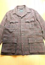 極美品/名作POLO COUNTRY【圧巻のENGLISH TWEED】ラルフローレン 本物を知る大人にオススメするサファリジャケット★ガンクラブチェックRRL_画像3