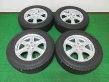 L504【送料無料 在庫処分】215/65R16 超溝高 9分山 スタッドレス ICENAVI 7 ♪ ホイールセット 4本 美品 ♪ 激安 アルファード X-TRAIL 等_画像1