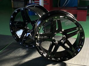  new goods 22 -inch wheel 4 pcs set [ tire set possible ] 9.5j +20 pcd139.7 6 hole Armada Titan Land Cruiser 300 Hummer H3 etc. 