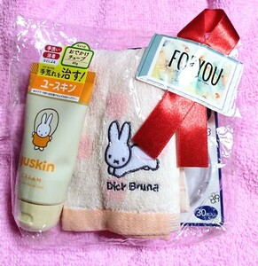 # Miffy Youth gold hand cream &. flower. katachi. stone ..& hand towel #